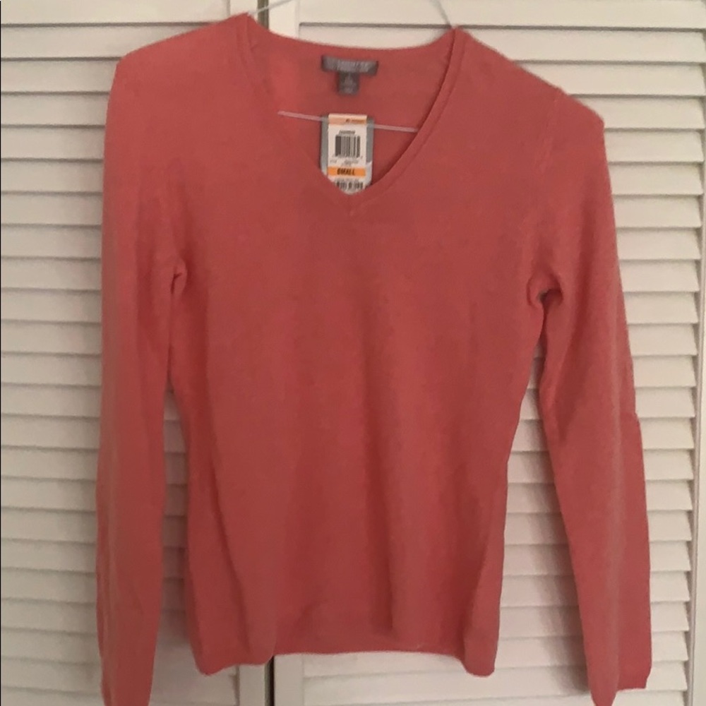 Cashmere sweater.